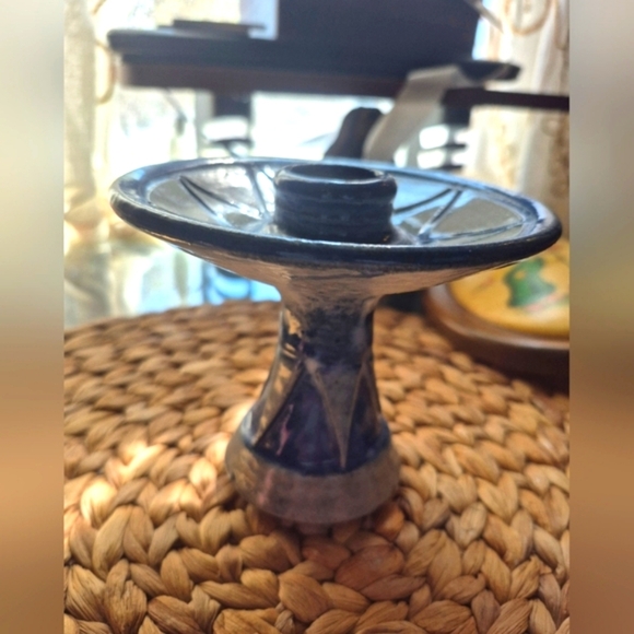 Vintage Pottery Candle Stick - Picture 1 of 6